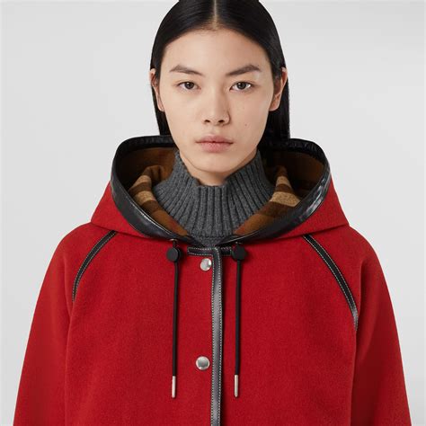 burberry women's parkas